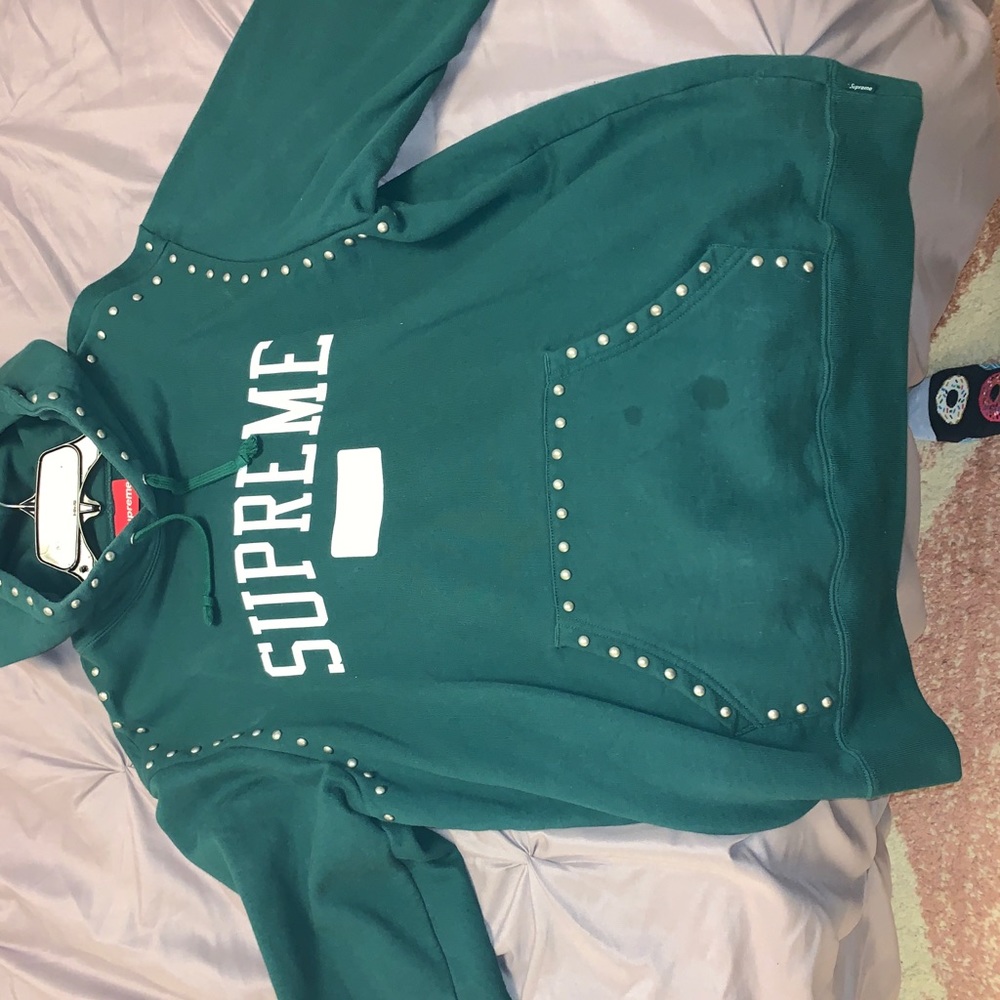 Supreme Studded Hoodie - Gem